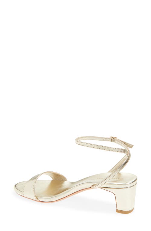 Loeffler Randall Jackie Mid Heel Sandal In Champagne