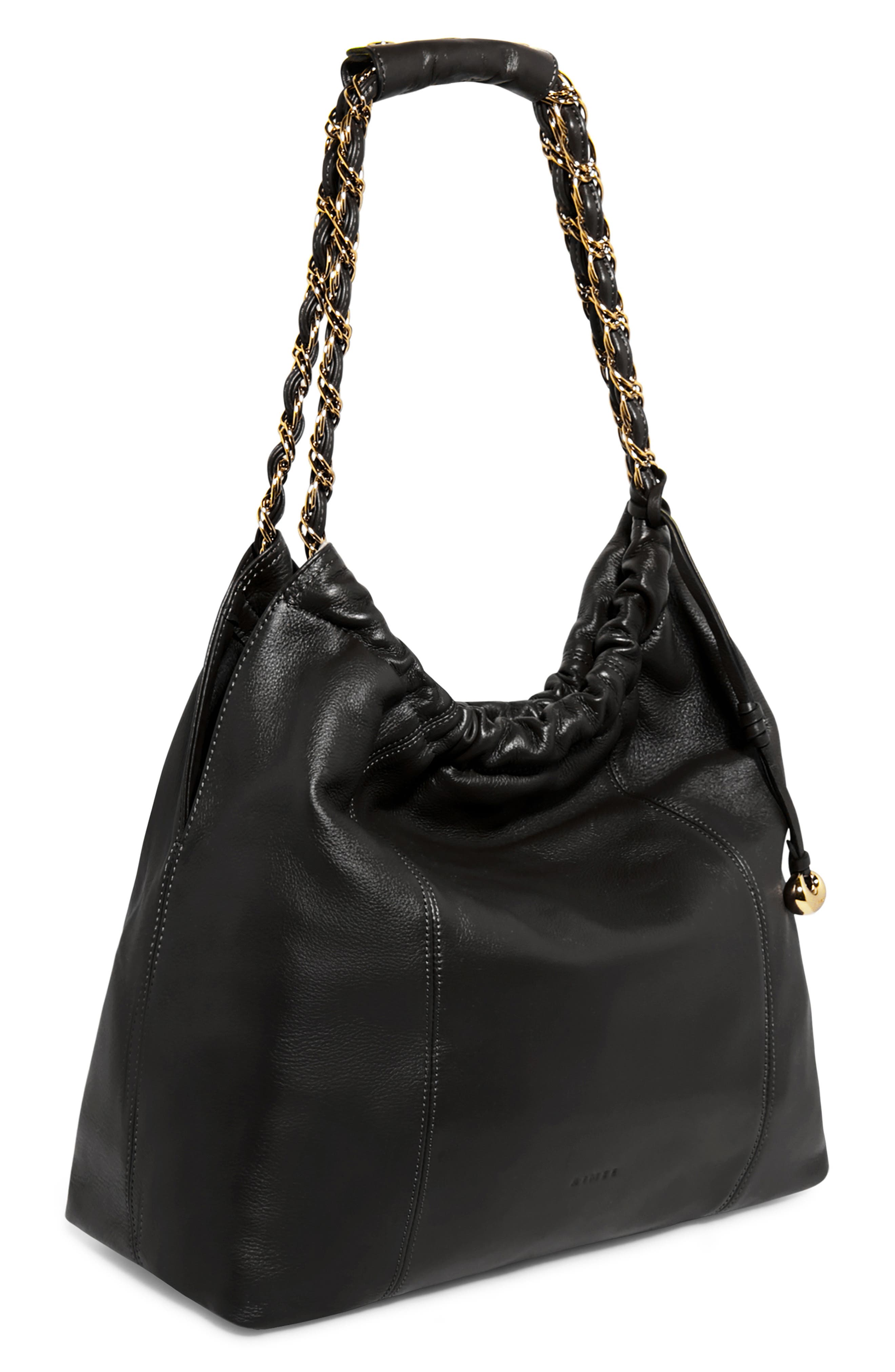 AIMEE Large Lennon Shoulder Bag, Alternate, color, Black