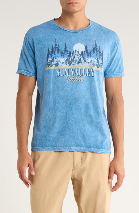 Sun Valley Idaho Cotton Graphic T-Shirt