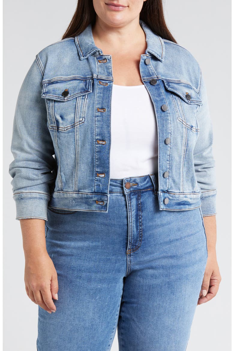 Kelsey Denim Jacket, Main, color, LIGHT BLUE