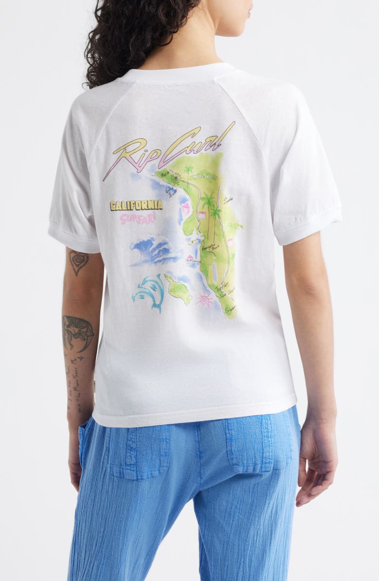 Rip Curl Hayley O Crewneck T-Shirt, Alternate, color, Optical White