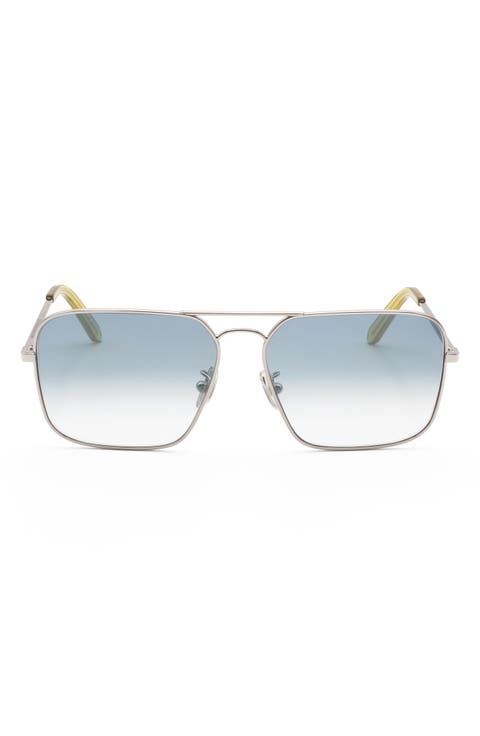 58mm Square Sunglasses