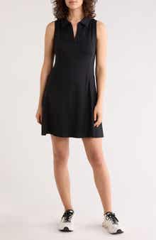 Zella Replay Sleeveless Polo Dress & Shorts Set