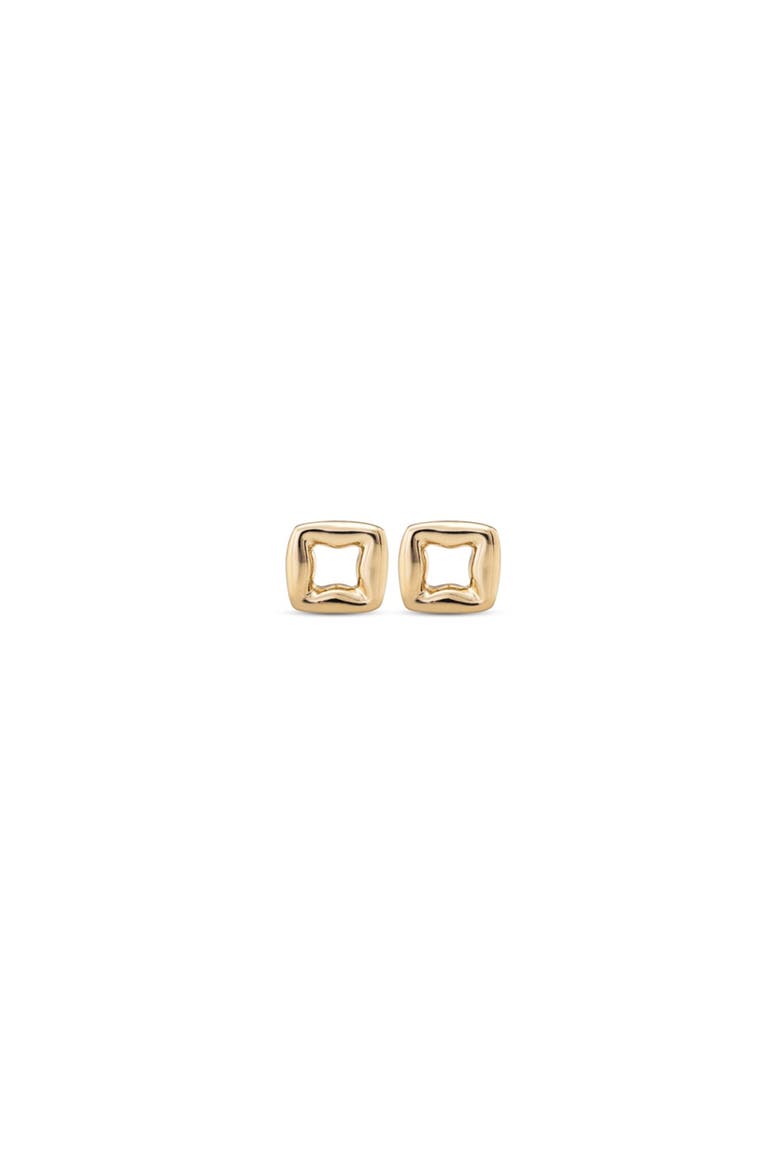Small Link Earrings, Main, color, Gold