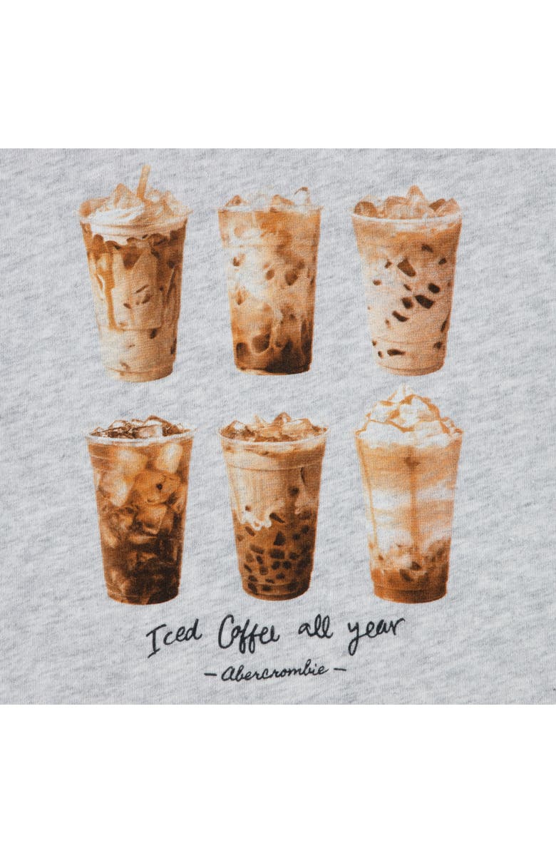 abercrombie kids Kids' Graphic Cotton Blend T-Shirt, Alternate, color, Light Grey Heather