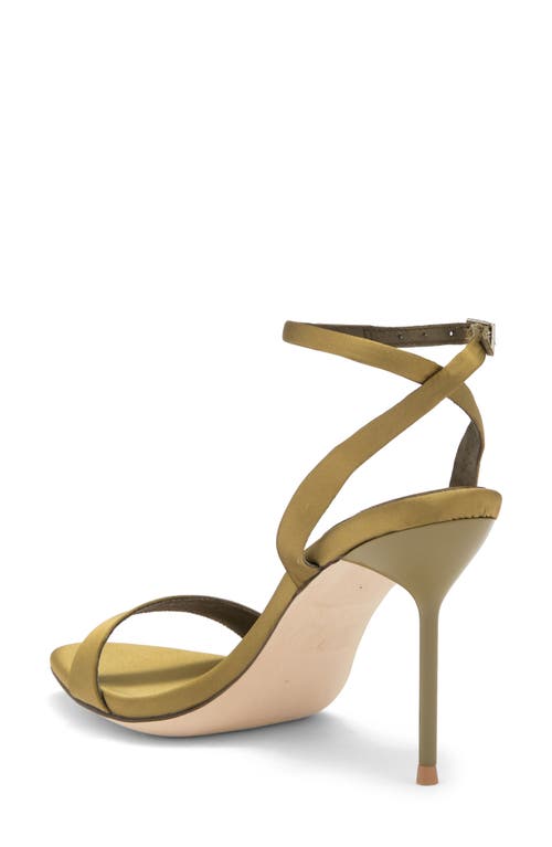 Jeffrey Campbell Blossmz Ankle Strap Satin Sandal