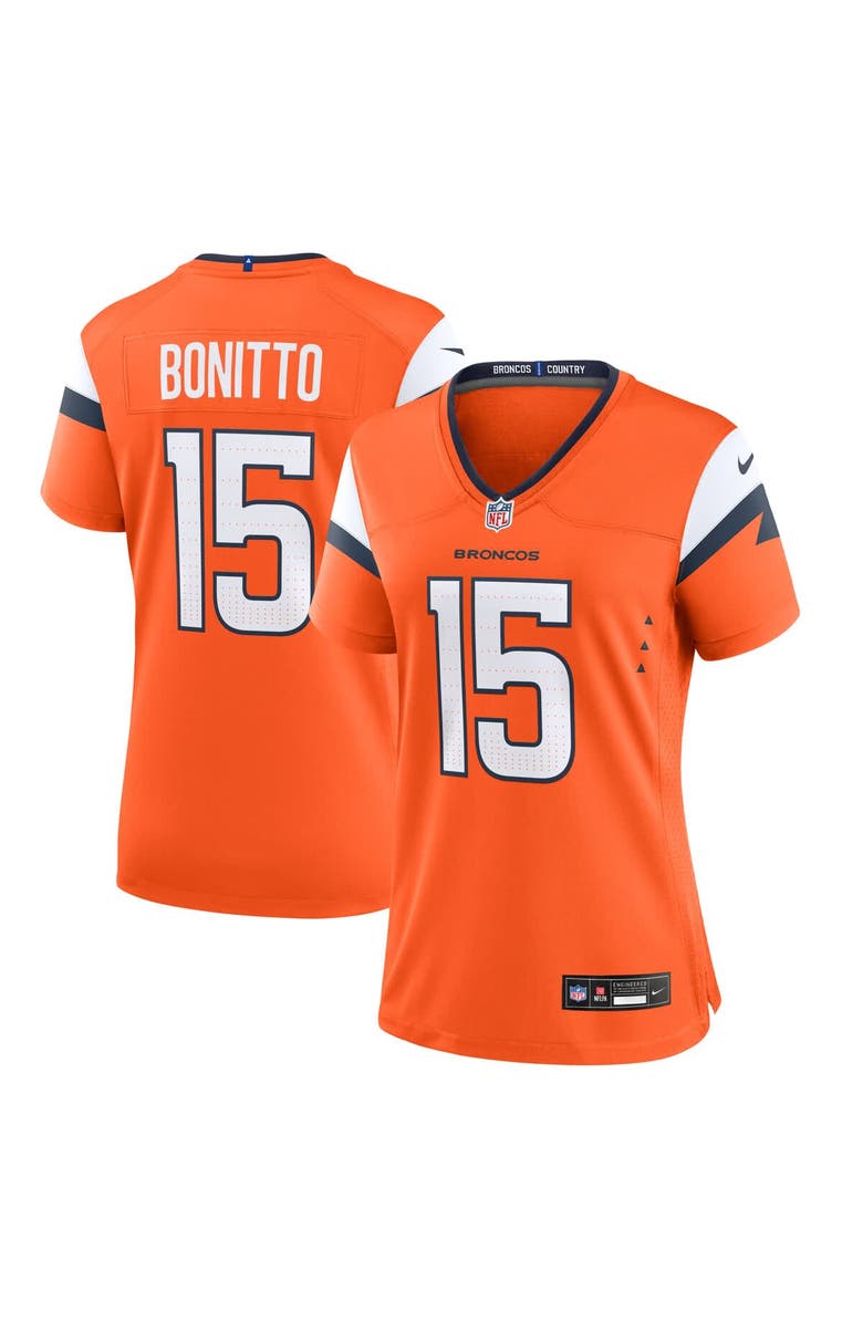 Nike Women's Nike Nik Bonitto Orange Denver Broncos Team Game Jersey, Alternate, color, Orange