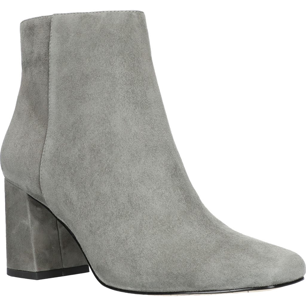 Bella Vita Wilma Womens Block Heel Ankle Boots In Gray