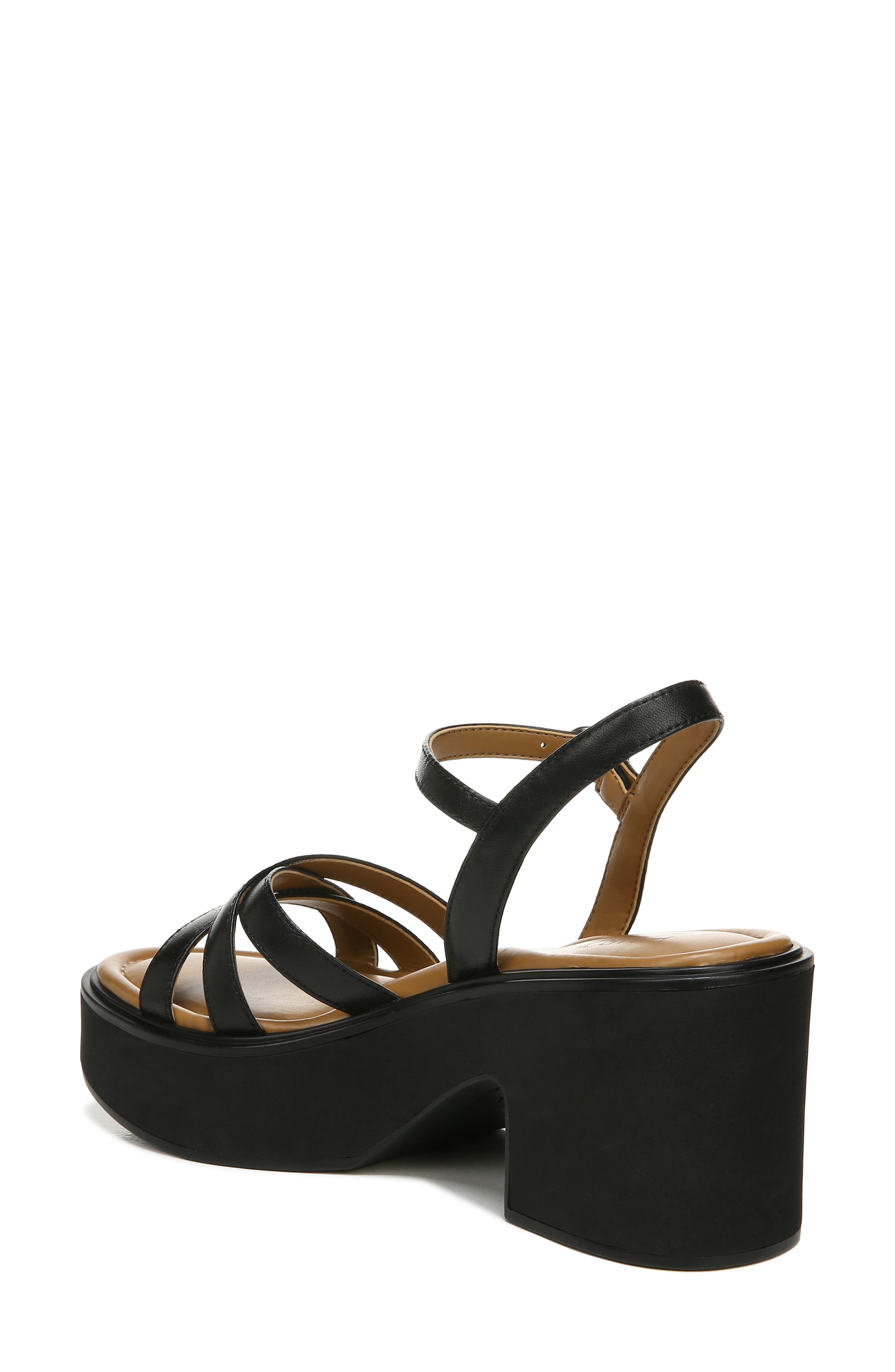 Naturalizer Court Ankle Strap Platform Sandal, Alternate, color, 
