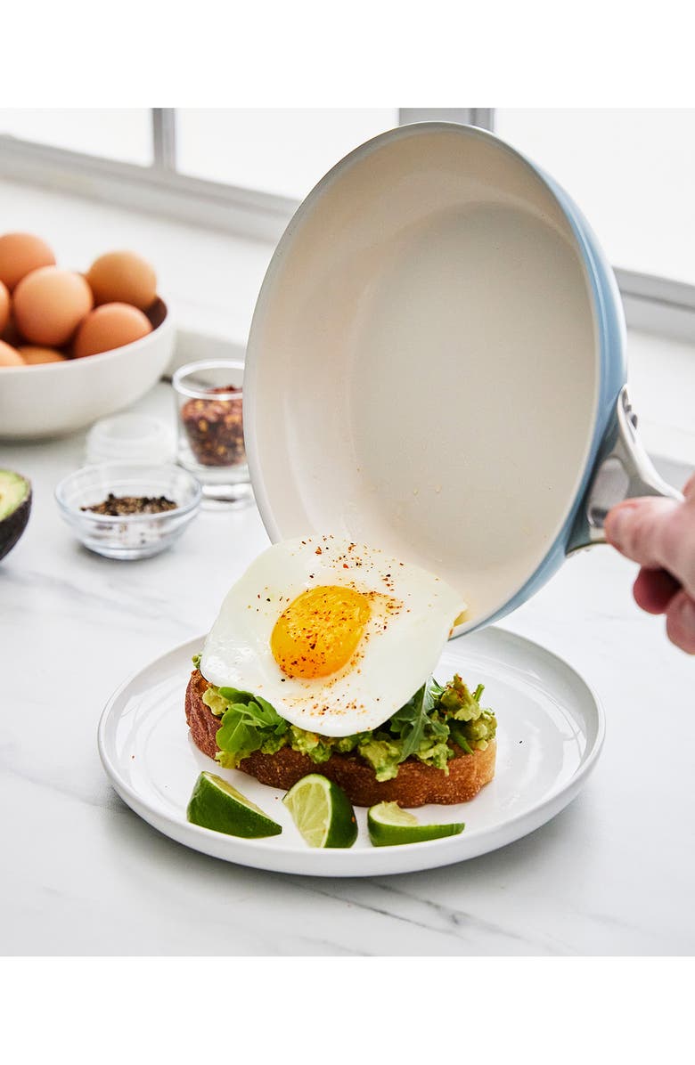 GreenPan Padova Pro 10-Piece Ceramic Nonstick Cookware Set, Alternate, color, Blue Haze