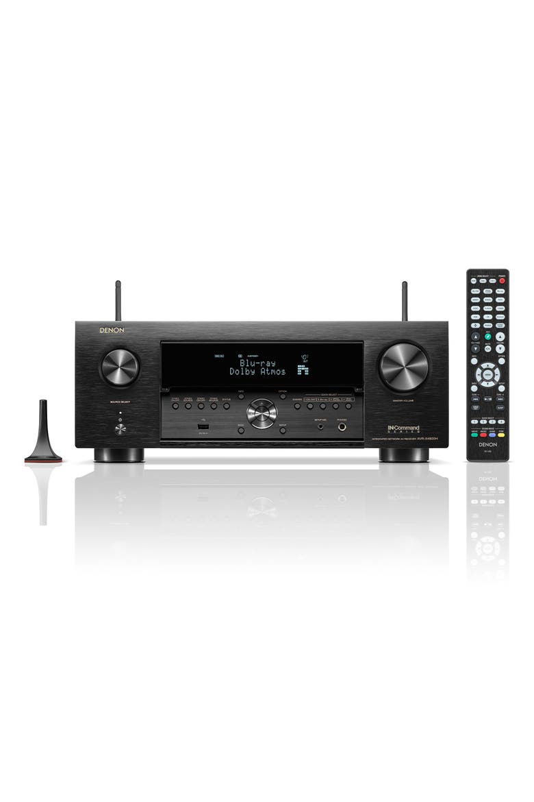 AVR-X4800H 9.4 Channel 8K Home Theater Receiver with Dolby Atmos/DTSX & HEOS Built-In, Alternate, color, Black