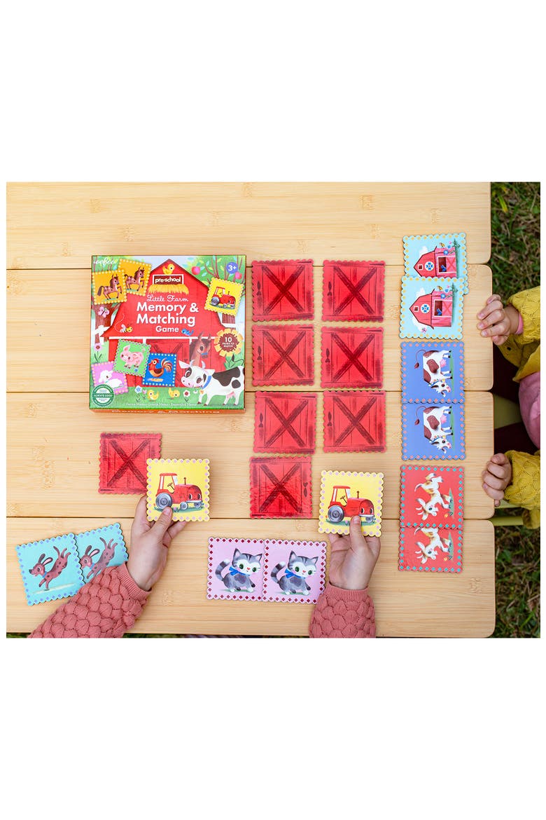Preschool Little Farm Matching Game, Alternate, color, MULTI