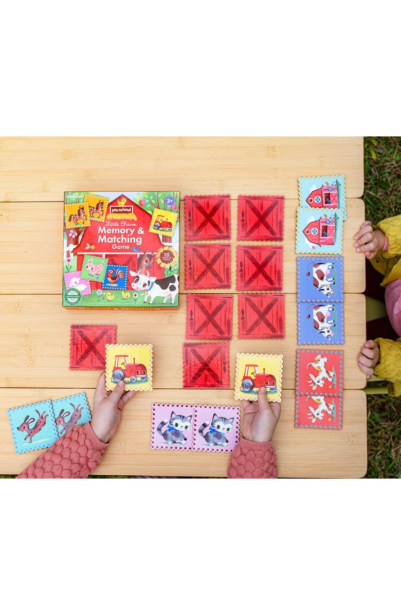 eeBoo Preschool Little Farm Matching Game, Alternate, color, Multi