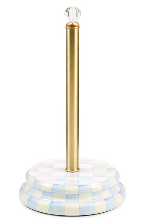 Sky Check Paper Towel Holder