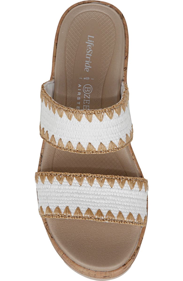 LifeStride Resort Wedge Sandal, Alternate, color, White