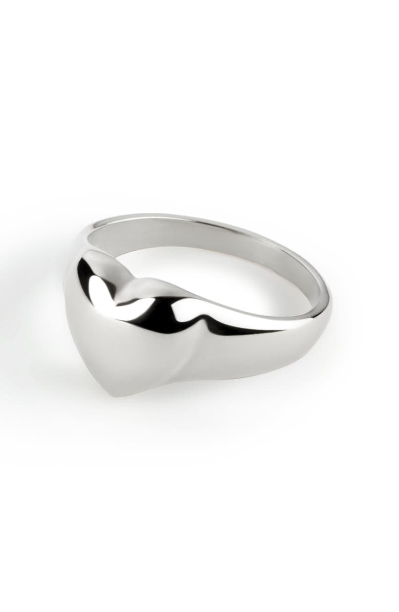 Ana Luisa Heart Ring - Isla Silver, Alternate, color, Silver