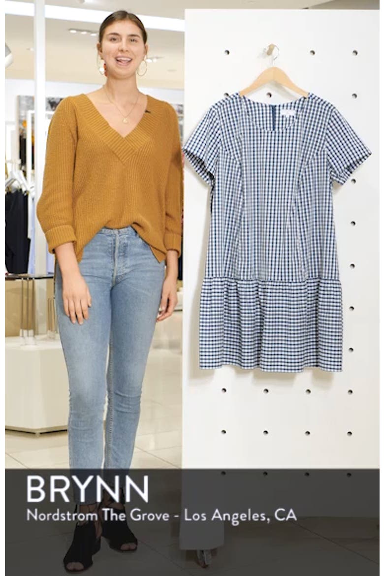 Drop Waist Poplin Dress video