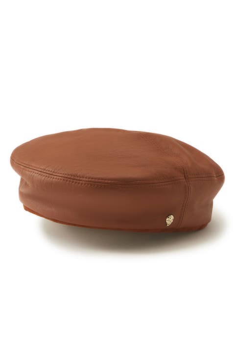 Sirico Leather Beret