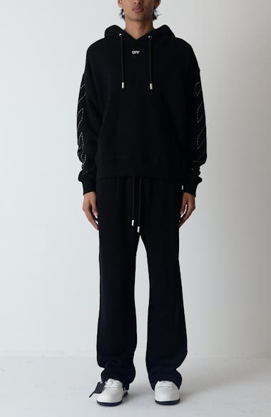 Off-White Stitch Arrow Cotton Skate Hoodie | Nordstrom
