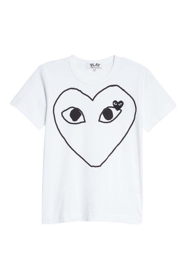 Heart Graphic Tee, Alternate, color, 1-WHITE