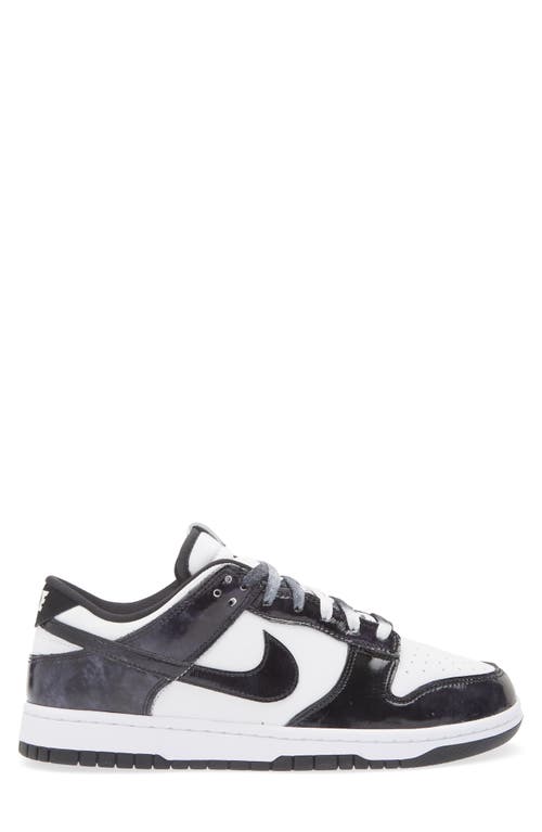 Nike Dunk Low Retro Sneakers In White Suede And Leather In White