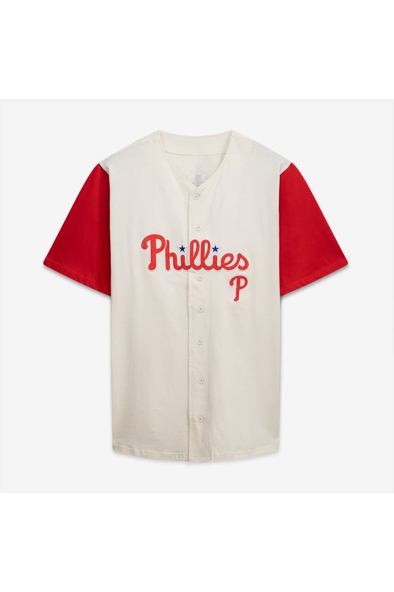 Men's Profile Cream/Red Philadelphia Phillies Big & Tall Two-Color Fashion Jersey, Alternate, color, Cream