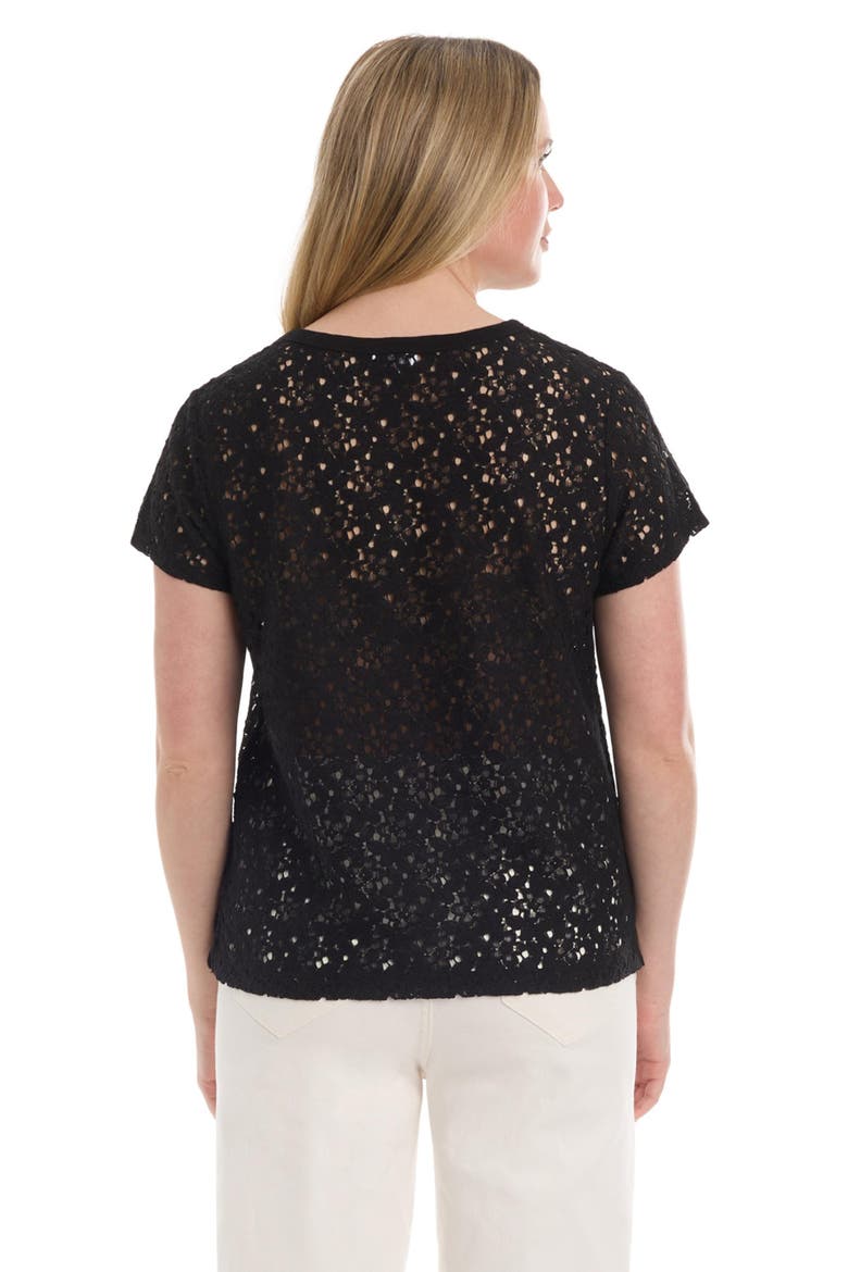 Baby Fit Lace Tee, Alternate, color, Black