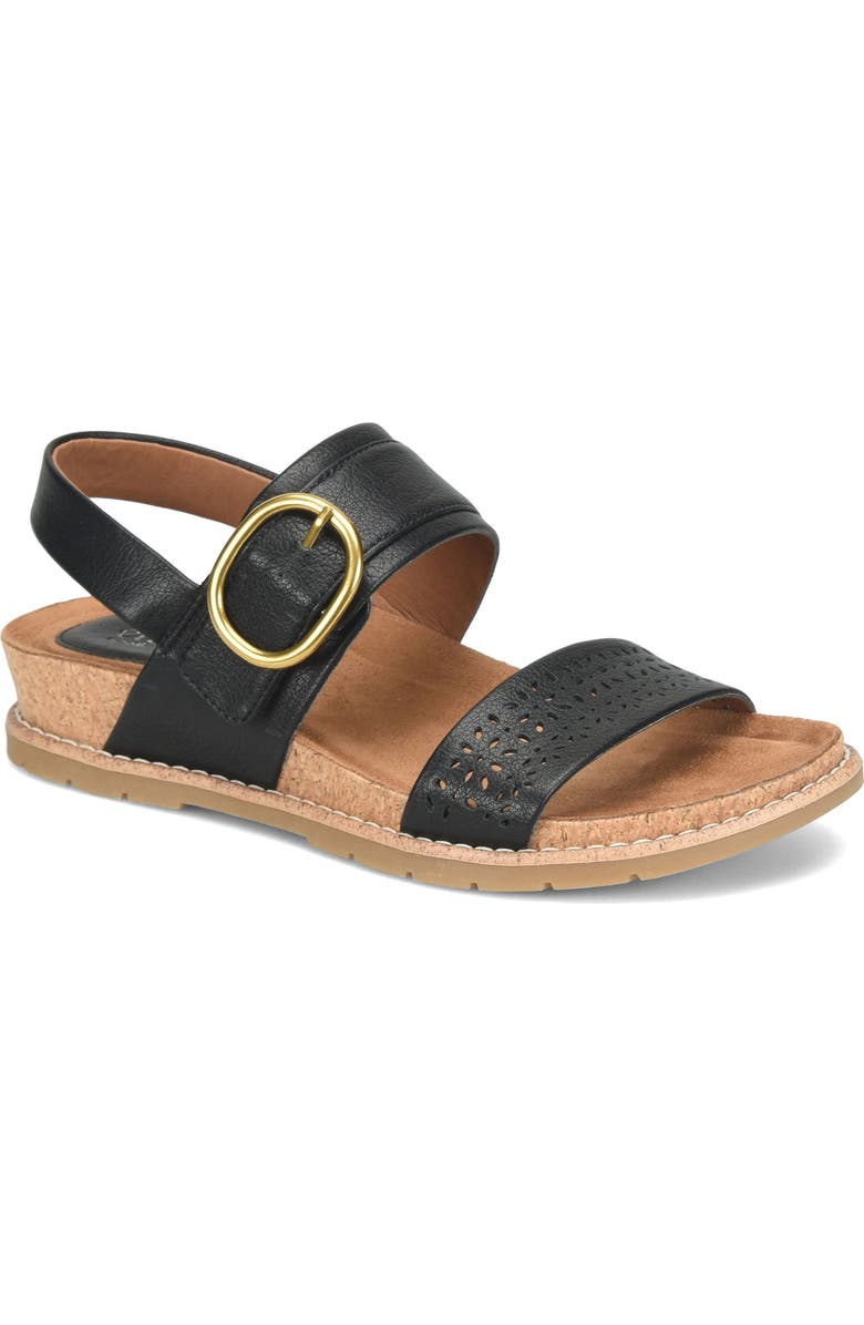 EUROSOFT Garland Sandal, Main, color, Black
