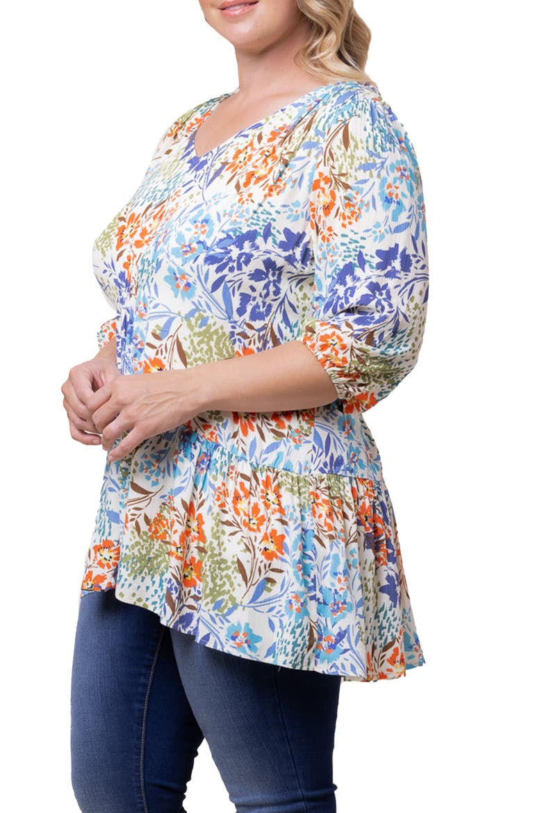 Oasis Tunic Top, Alternate, color, SANTORINI