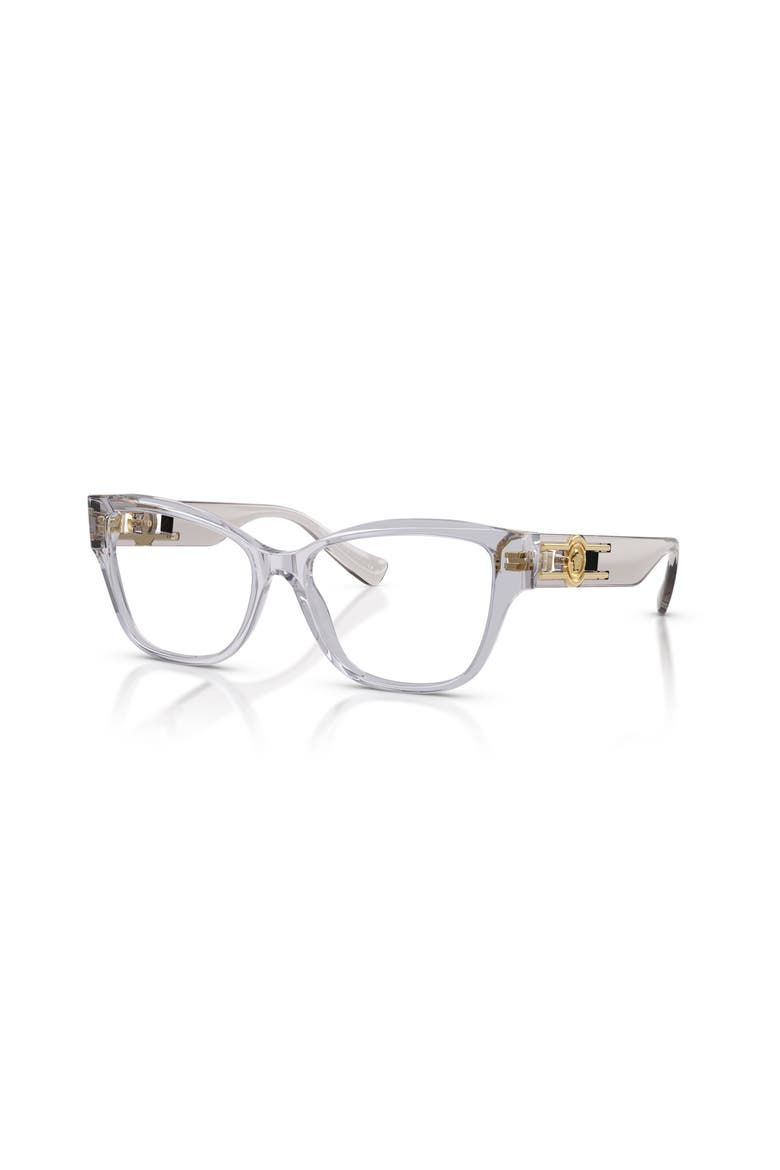 54mm Rectangle optical glasses, Main, color, Grey