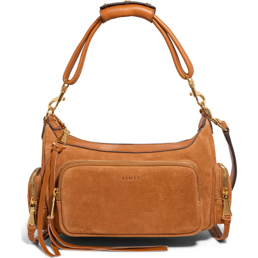 Aimee Kestenberg Away We Go Suede Shoulder Bag