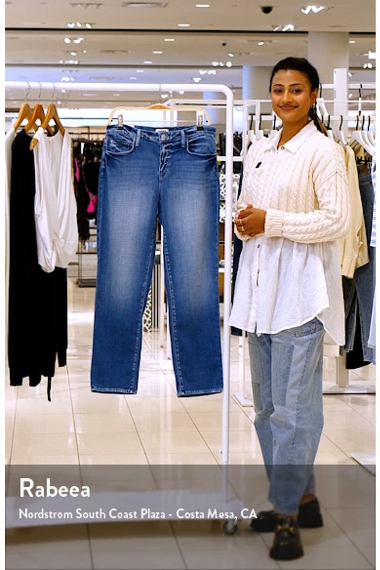 Marjorie Mr. Slouch Slim Fit Straight Leg Jeans video
