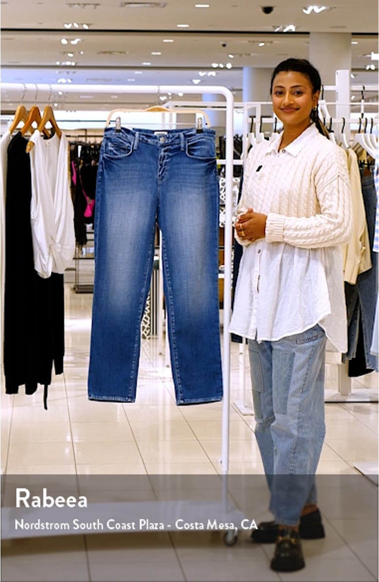 Marjorie Mr. Slouch Slim Fit Straight Leg Jeans, sales video thumbnail