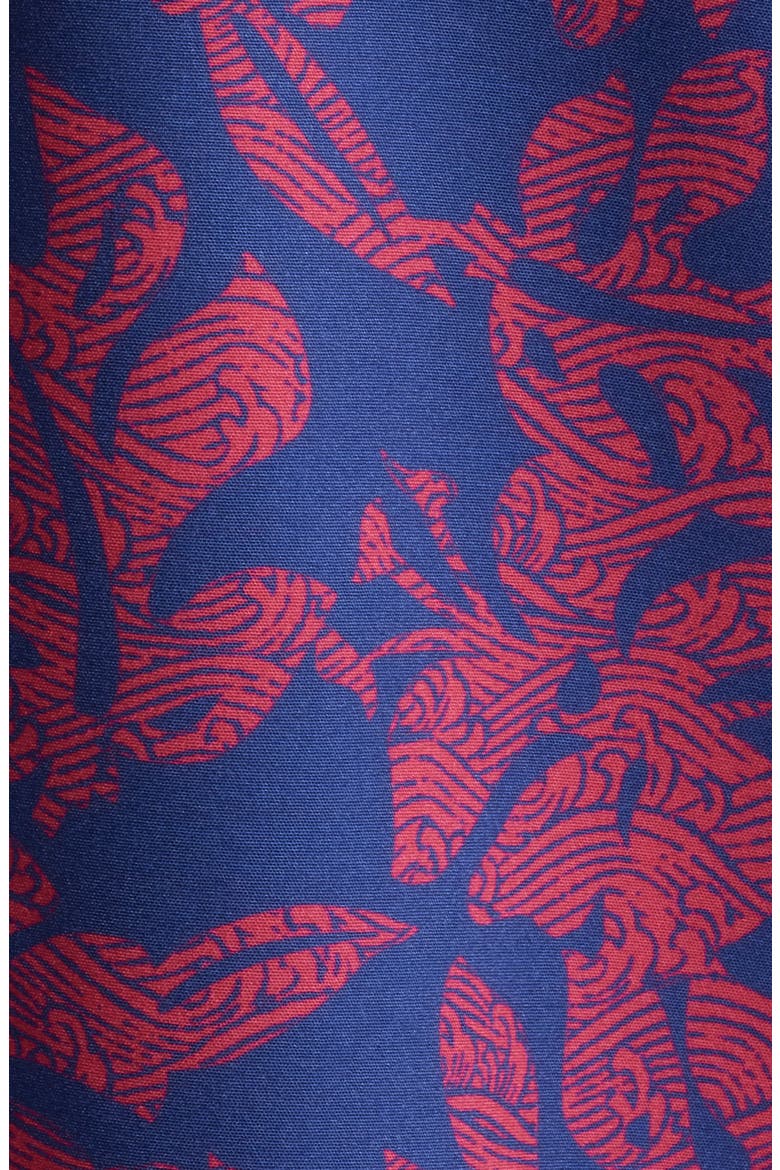 Tide Pool Short Sleeve Button-Up Shirt, Alternate, color, NAVY