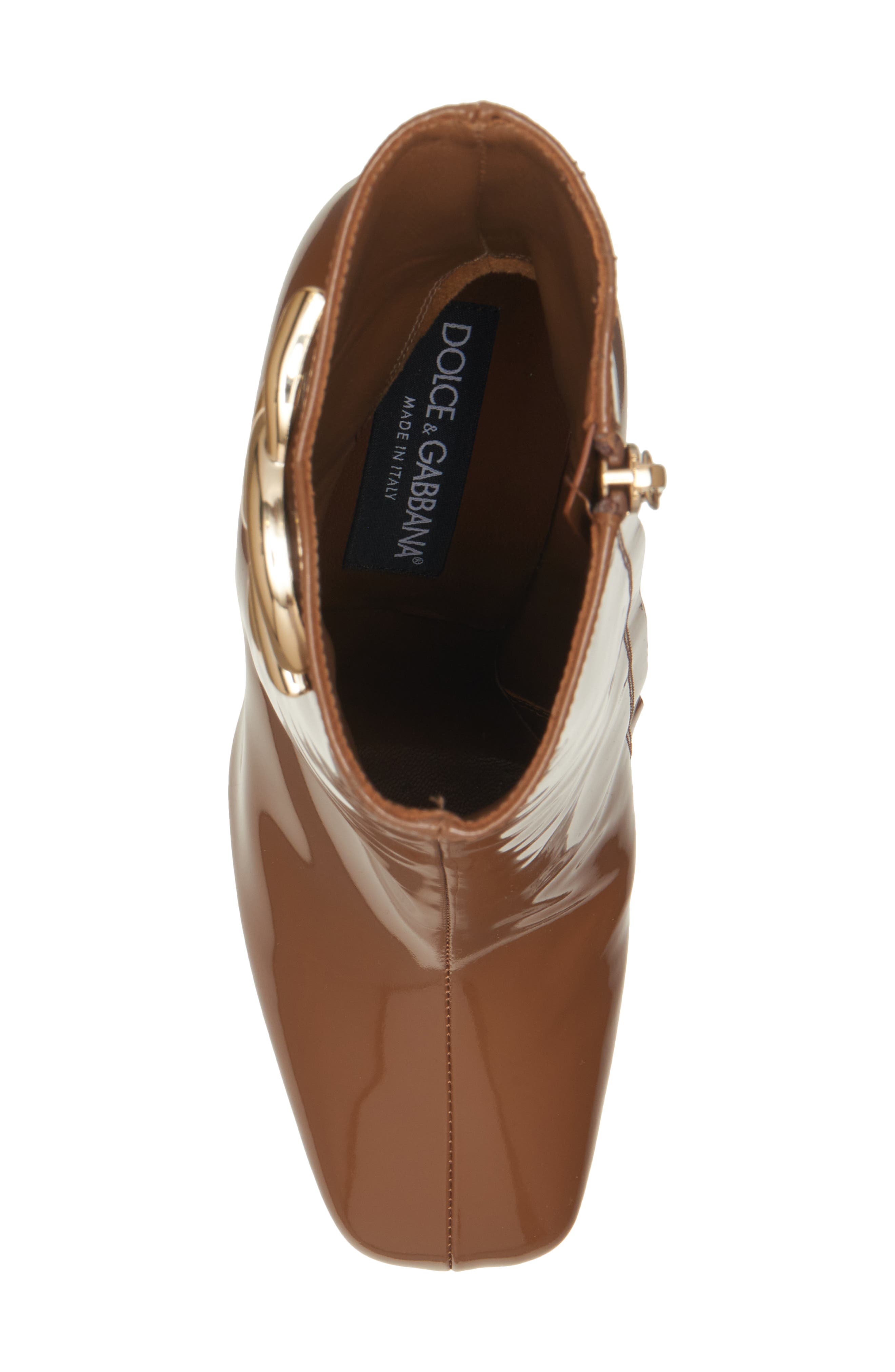 Dolce&Gabbana Jackie Block Heel Bootie, Alternate, color, 