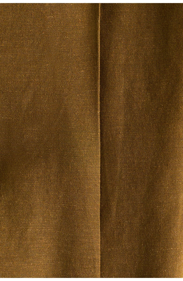 H&M Mama Linen-blend Shorts, Alternate, color, Dark Golden Olive