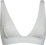 SKIMS Stretch Cotton Rib Plunge Bralette