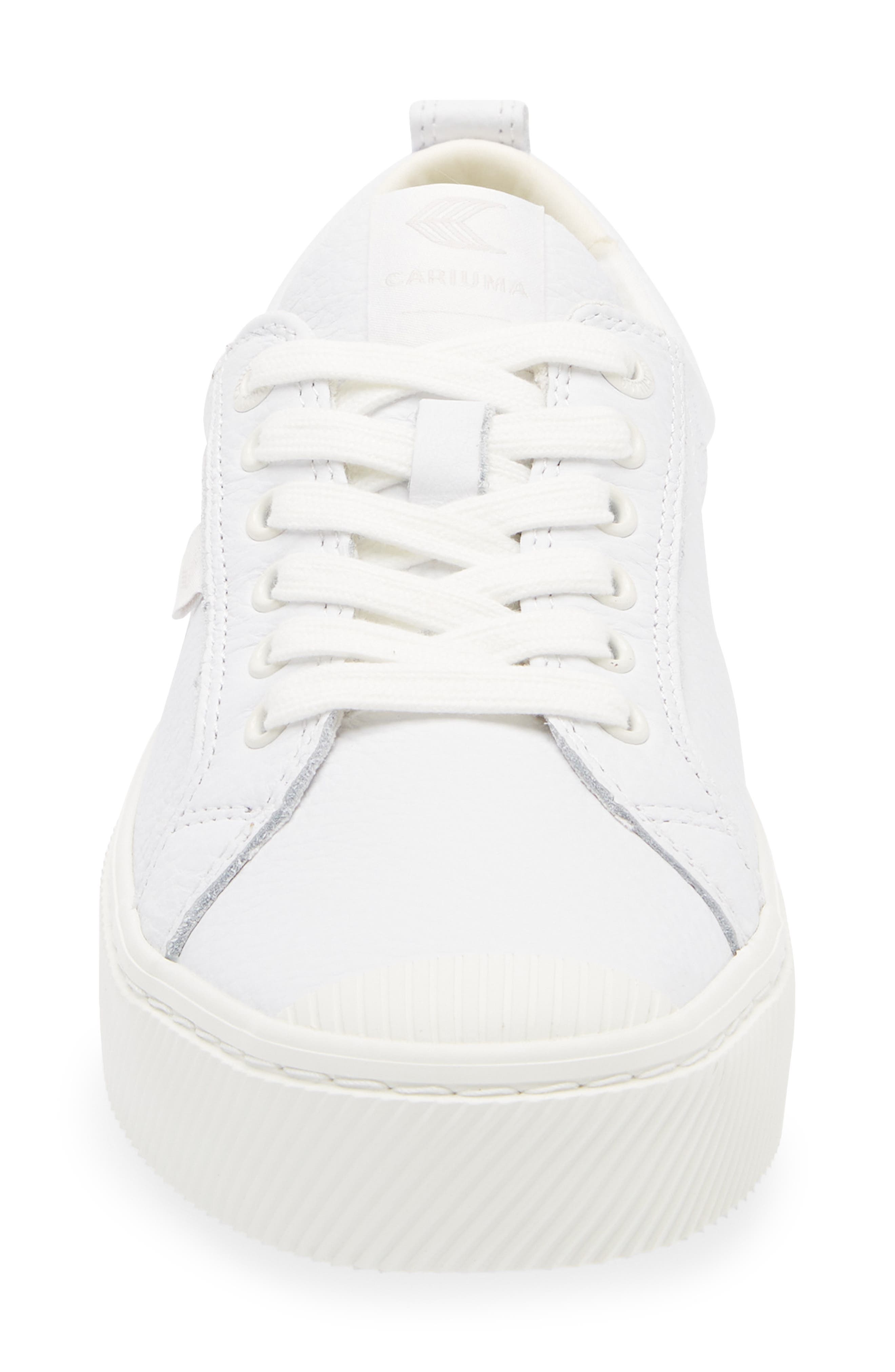 Cariuma OCA Low Cap Tie Sneaker, Alternate, color, White