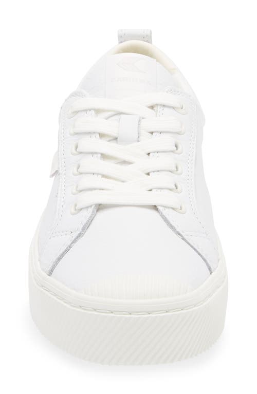 Cariuma Oca Low In White Premium Leather