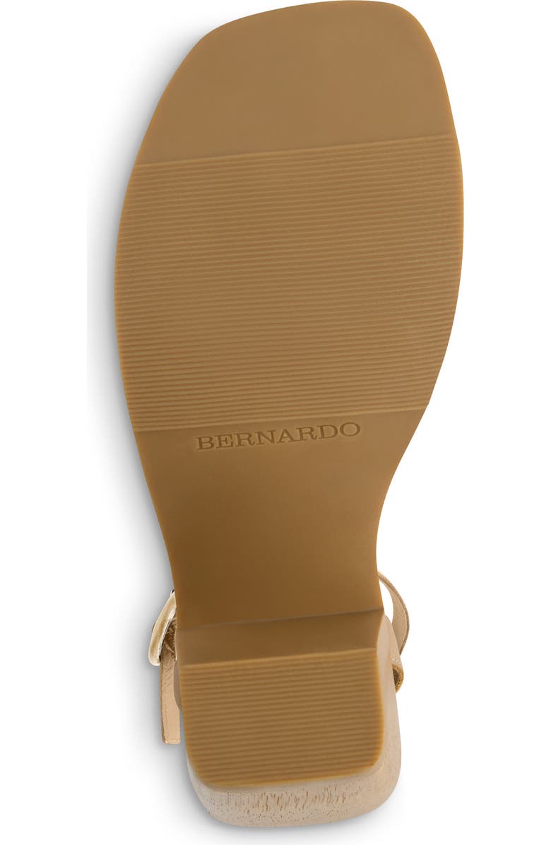 Bernardo Footwear Brisi Sandal, Alternate, color, Sand Glove Leather