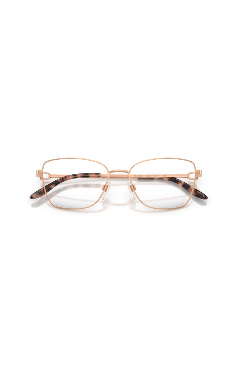 Ralph Lauren 54mm Rectangle optical glasses, Alternate, color, Pink