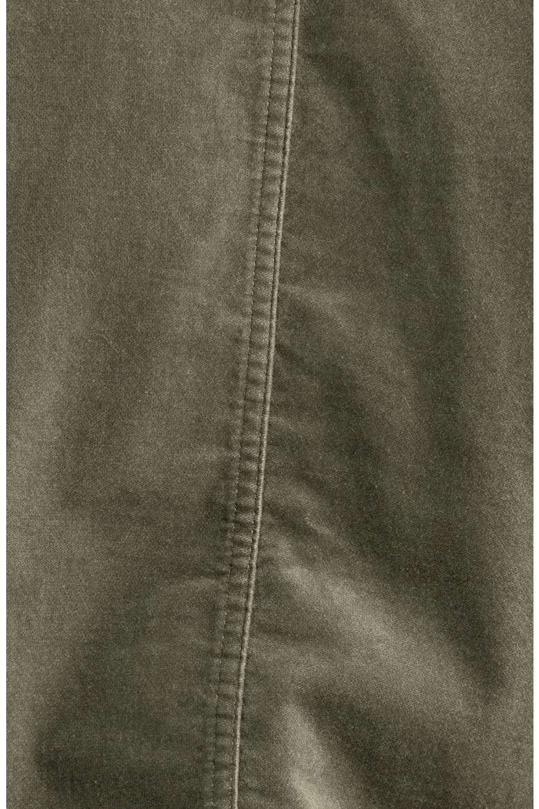 Stretch Cotton Velveteen Jacket, Alternate, color, WREN