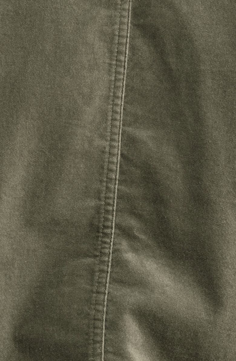 Eileen Fisher Stretch Cotton Velveteen Jacket, Alternate, color, Wren