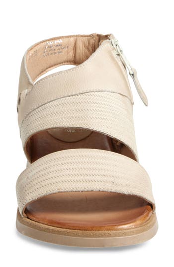 Miz Mooz Cece Slingback Wedge Sandal In Linen