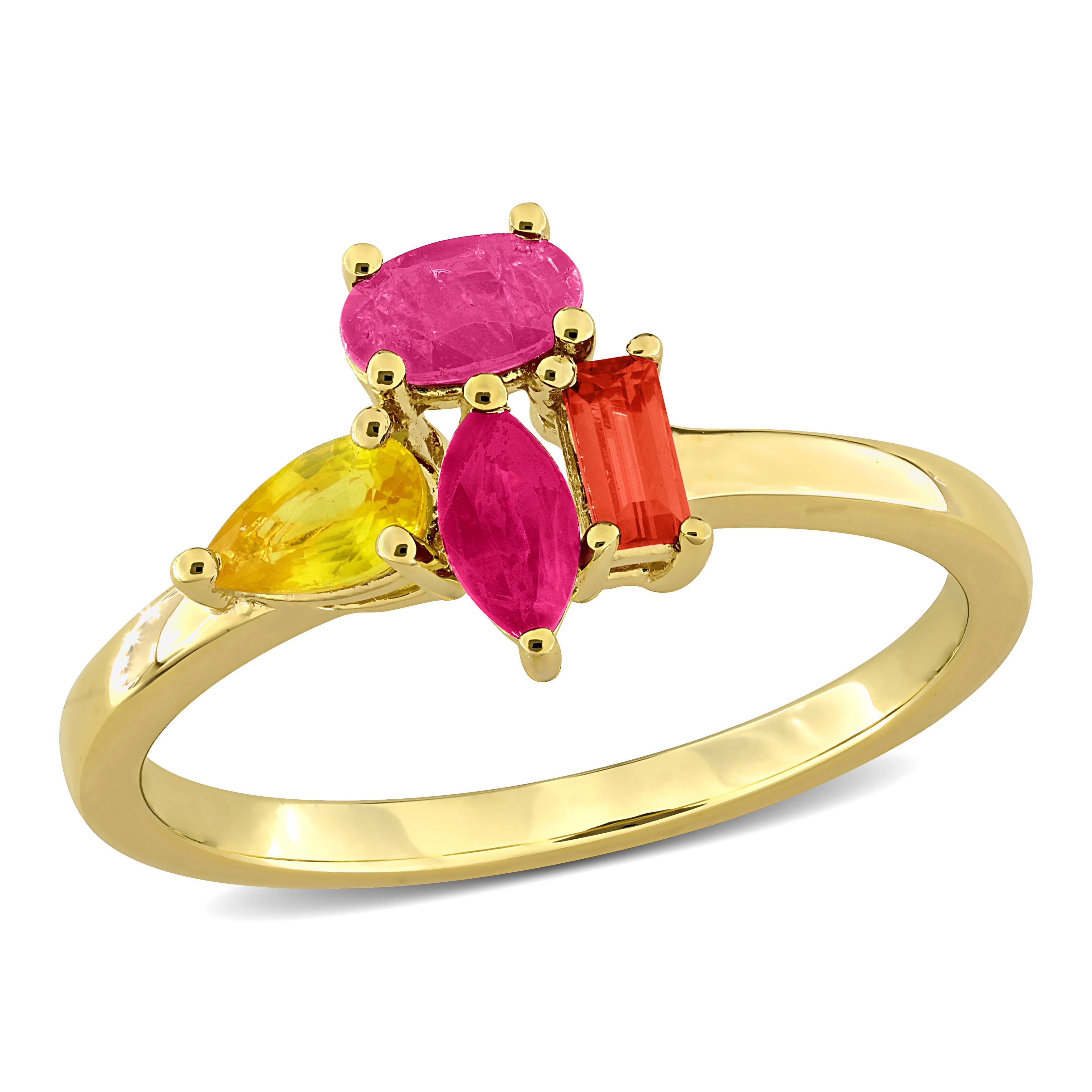 selected Multi-Stone/Yellow-Plated