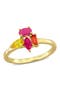  Multi-Stone/Yellow-Plated
