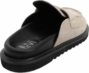 Laven Suede Leather Clogs