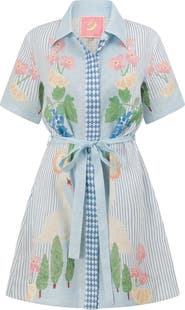 SMWR. By The Somewhere Co Swan Lake Mini Shirt Dress
