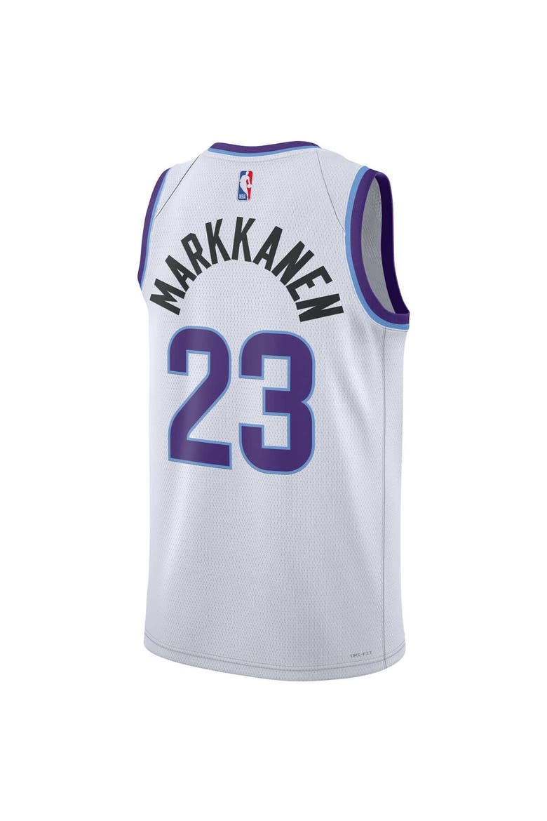 Unisex Nike Lauri Markkanen White Utah Jazz Swingman Jersey - Association Edition, Alternate, color, White