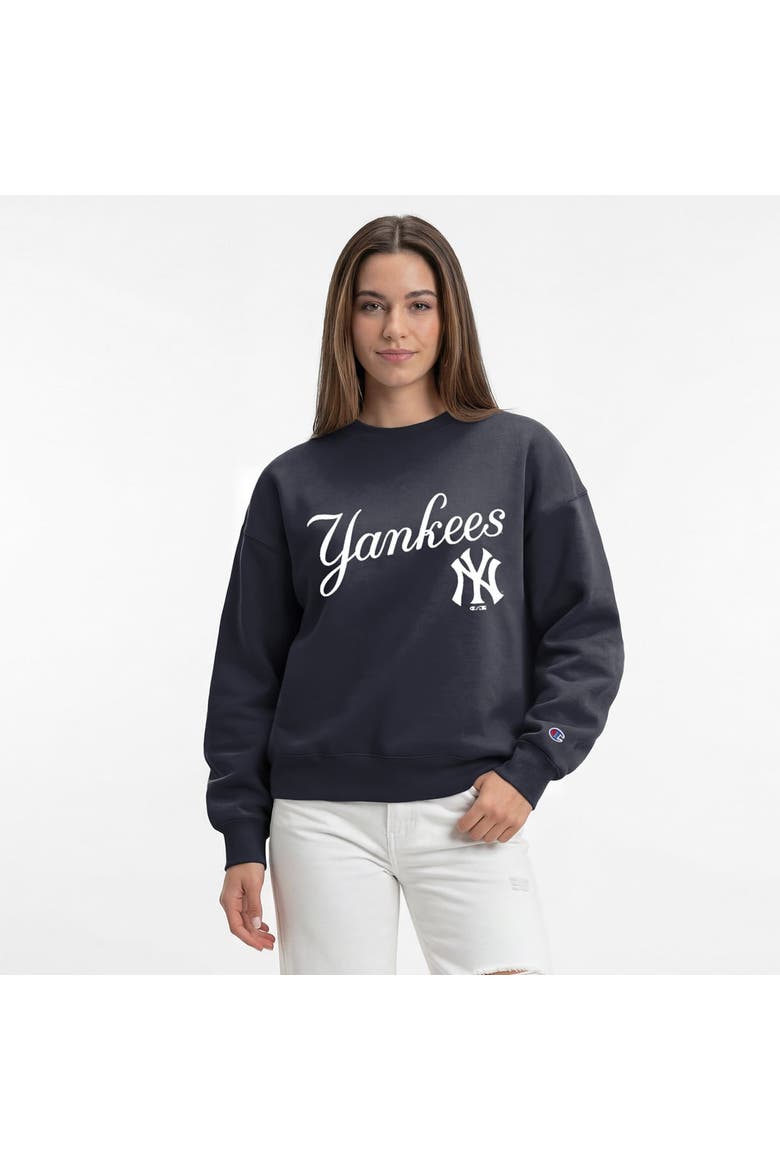 Women's Champion  Athletic Navy New York Yankees All-Star Sweatshirt, Main, color, Athletic Navy